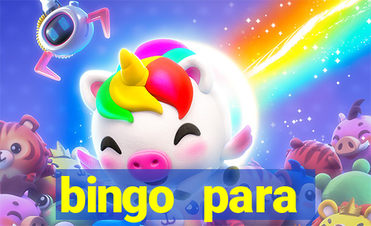 bingo para despedida de solteira para imprimir